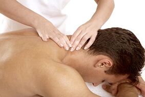 Massage als Methode zur Behandlung der zervikalen Osteochondrose.